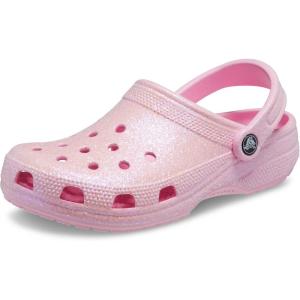 imageCrocs UnisexAdult Classic Glitter ClogsFlamingo