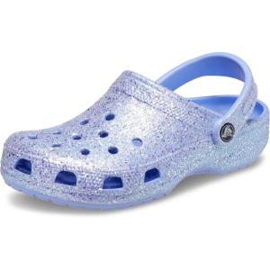 imageCrocs UnisexAdult Classic Glitter ClogsMoon Jelly