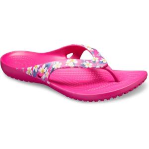 imageCrocs Womens Kadee II Flip FlopsMulticolour Floral Candy Pink 92l