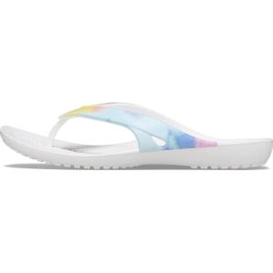 imageCrocs Womens Kadee II Flip FlopsPastel Tie Dye
