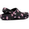 imageCrocs UnisexChild Classic Graphic ClogBlackFlowers