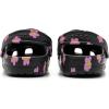 imageCrocs UnisexChild Classic Graphic ClogBlackFlowers