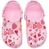 imageCrocs UnisexChild Classic Graphic ClogPink MilkHearts