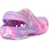 imageCrocs UnisexChild Classic Watercolor Marbled Clog KPink CrushMulti Glow in the Dark