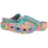 imageCrocs UnisexChild Classic Watercolor Marbled Clog KRainbow Tie Dye