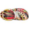 imageCrocs UnisexChild Classic Watercolor Marbled Clog KVarsity RedMulti