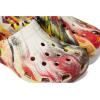 imageCrocs UnisexChild Classic Watercolor Marbled Clog KVarsity RedMulti Glow in the Dark