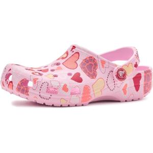 imageCrocs UnisexChild Classic Graphic ClogPink MilkHearts