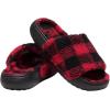 imageCrocs Classic Cozzzy SandalsBuffalo PlaidBlackVarsity Red