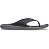 imageCrocs Mens Swiftwater Wave Flip Flops  Sandals for MenBlackSlate Grey