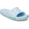 imageCrocs Unisex Adult Bayaband Slide SandalsMineral BluePistachio