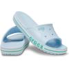 imageCrocs Unisex Adult Bayaband Slide SandalsMineral BluePistachio