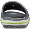 imageCrocs Unisex Adult Bayaband Slide SandalsSlate GreyLime Punch