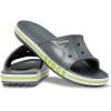 imageCrocs Unisex Adult Bayaband Slide SandalsSlate GreyLime Punch