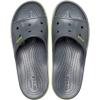 imageCrocs Unisex Adult Bayaband Slide SandalsSlate GreyLime Punch