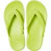 imageCrocs Unisex Adult Crocband Flip Flop SandalLime PunchWhite