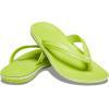 imageCrocs Unisex Adult Crocband Flip Flop SandalLime PunchWhite