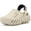 imageCrocs UnisexAdult Echo ClogBoneBlack