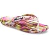 imageCrocs Unisexs Classic Flip FlopsElectric PinkMulti Marbled