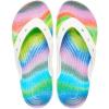 imageCrocs Unisexs Classic Flip FlopsWhiteMulti