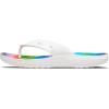 imageCrocs Unisexs Classic Flip FlopsWhiteMulti