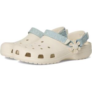 imageClassic Denim Floral Backstrap Clogs Little KidBig KidSummit White