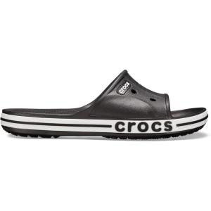 imageCrocs Unisex Adult Bayaband Slide SandalsBlackWhite