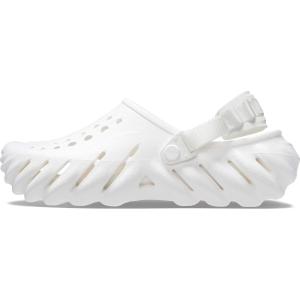 imageCrocs UnisexAdult Echo ClogWhite