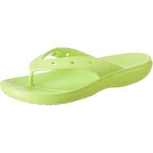 imageCrocs Unisexs Classic Flip FlopsGreen
