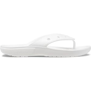 imageCrocs Unisexs Classic Flip FlopsWhite