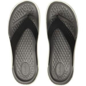 imageCrocs Womens Baya Flip SandalsBlackSmoke