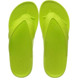 imageCrocs Womens Classic II FlipFlop SandalsLime Punch