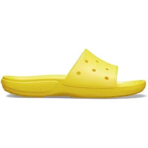 imageCrocs unisexadult Crocband III Slide SandalsYellow