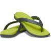imageCrocs Mens Coast Flip Flops Sandals for MenSlate GreyCitrus