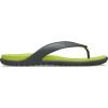 imageCrocs Mens Coast Flip Flops Sandals for MenSlate GreyCitrus