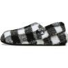 imageCrocs UnisexAdult Classic Cozzzy Slipper Fuzz Lined House Slippers for Women and MenBuffalo PlaidVarsity BlackWhite