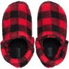 imageCrocs UnisexAdult Classic Cozzzy Slipper Fuzz Lined House Slippers for Women and MenBuffalo PlaidVarsity RedBlack