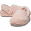 imageCrocs UnisexAdult Classic Cozzzy Slipper Fuzz Lined House Slippers for Women and MenPink Clay