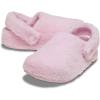 imageCrocs UnisexAdult Classic Cozzzy Slipper Fuzz Lined House Slippers for Women and MenPink Milk