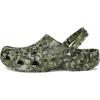 imageCrocs UnisexAdult Classic Graphic ClogsArmy GreenMulti Confetti