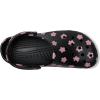 imageCrocs UnisexAdult Classic Graphic ClogsBlackFlowers