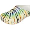 imageCrocs UnisexAdult Classic Graphic ClogsMultiGreen Tie Dye