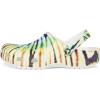 imageCrocs UnisexAdult Classic Graphic ClogsMultiGreen Tie Dye