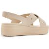 imageCrocs Womens Brooklyn 4U Low Wedges Platform Wedge Sandals for WomenFrappeCrossstrap