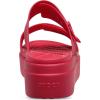 imageCrocs Womens Brooklyn Buckle Low WedgesDigital Rasberry