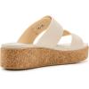imageCrocs Womens Brooklyn Cork Buckle SandalsFrappe