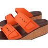 imageCrocs Womens Brooklyn Cork Buckle SandalsTopaz