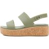 imageCrocs Womens Brooklyn Cork Low WedgeCargo