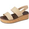 imageCrocs Womens Brooklyn Cork Low WedgeChai