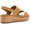 imageCrocs Womens Brooklyn Cork Low WedgeUmber